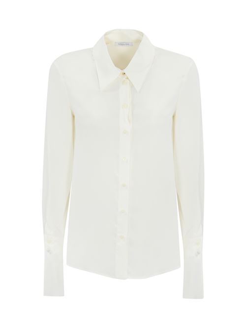 Camicia in crepe di viscosa bianco Patrizia Pepe | 8C0728 A8I1W146